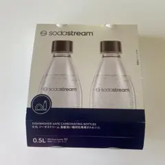 ソーダストリーム 500ml 食器洗い機対応専用ボトル 2本セット　ホワイト　白のサムネイル