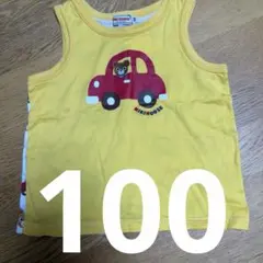 MIKI HOUSE タンクトップ 100cm 車柄のサムネイル