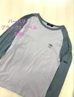 バーバリーブラックレーベル 長袖 カットソー ロンT ノバチェック M