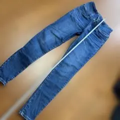 ダークブルー デニム ハイウエスト