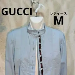 ★Gucci グッチライトブルーシャツ　送料込みのサムネイル
