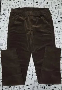 【*新品未使用*】ダークブラウン コーデュロイ カジュアルパンツ M