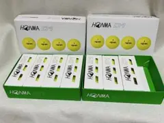 HONMA D1 ゴルフボール イエロー 未使用 21個(3×7)