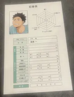 ハイキュー 岩泉一ポストカード