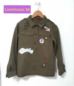 Lovetoxic ラブトキシックカーキ色 ミリタリー アウター シャツ M