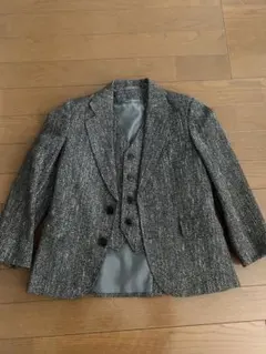 ツイードジャケット　ベストセット　キッズ　120 130 セレモニー