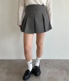 ZOZOTOWN apres jour mignon ミニスカート グレー