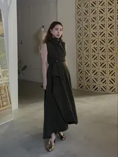 Ameri アメリ PINSTRIPE CONSTRUCTIVE DRESS新品のサムネイル