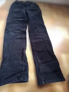マイルドクラブ黒 コーデュロイ ロングパンツ160cm