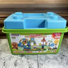 知育玩具　ブロックラボ　アンパンマン　おおきな観覧車のくるくる遊園地