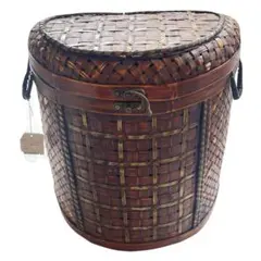 新品　「詩之亜（CHINOIS）」高島屋　アジアンインテリ　アンティーク 籐製のサムネイル
