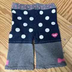 HB ロゴ付き ドット柄 ベビー レギンス90㌢