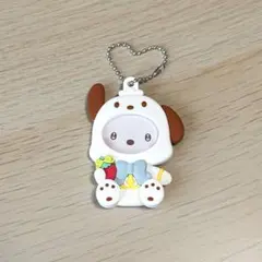 いちご新聞50周年記念 フォトバッジ付きマスコット ポチャッコ