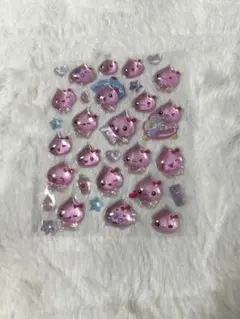 ボンボンドロップシール　しずくちゃん　おすそわけ　シール帳　ぷっくりシール