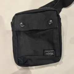 PORTER ブラック サコッシュ ショルダーポーチ