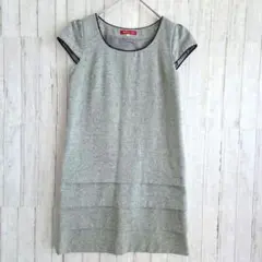 アプワイザーリッシェ　ワンピース　ひざ丈　日本製　アンゴラ混　オフィス。