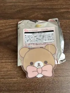 ネオリラっくじ　part11 G賞 アクリルバッジ　リラックマ　チャイロイコグマ