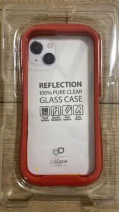 iFace Reflection iPhone 14/13用ケース　レッド