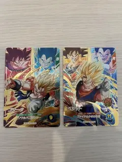 【新品未使用】ドラゴンボールダイバーズ PUR ゴジータ ベジット ２枚セット