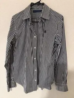 も*ん様 Ralph Laurenストライプ長袖シャツ Lサイズ