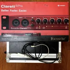Focusrite Clarett 8Pre Thunderbolt ラック付きのサムネイル