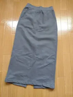 サニーレーベル　裏起毛スウェットIラインスカート