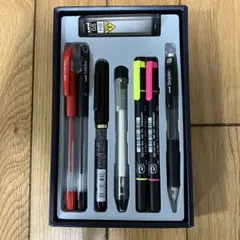 【新品】uni 筆記具 8点セット シャープペン 蛍光ペン ボールペン　マーカーのサムネイル