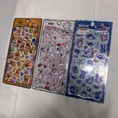 正規品 プチドロップシール 3枚セット ディズニー 新作