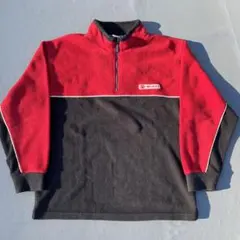 90s フリースジャケット ボア ハーフジップ ストリート バイカラー 防寒のサムネイル
