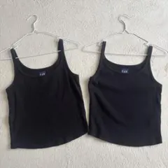 GAP タンクトップ ブラック 2枚セットのサムネイル