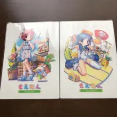 萌える英単語 もえたん 下敷き２枚