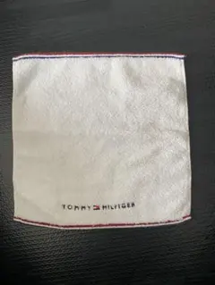 『美品』TOMMY HILFIGER タオルハンカチ ホワイト