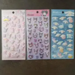 ぷくっとシール サンリオ まとめ売り マイメロ クロミ シナモンロール ぷくぷく