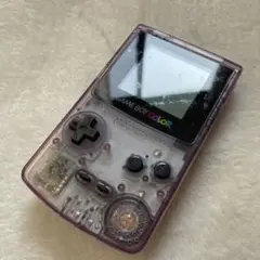 ゲームボーイ - ゲームボーイカラー　クリアパープル本体➕ポケモン金　箱　取説付き Yahoo!オークション -「ゲームボーイカラー クリアパープル」の