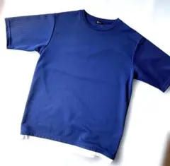 メンズ　SUREVE アベイル　青　ワッフル半袖Tシャツ