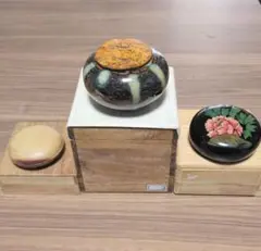 茶道具棗、香合、古お品です。祖母が残したお品です、値下げしました、