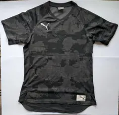 サッカーシャツ PUMA ブラック Vネック