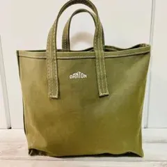 DANTON ダントン トートバッグ ミニ キャンバス ベージュ系 カーキ系