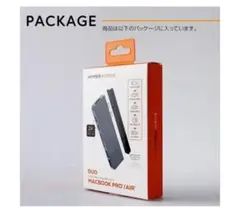 HyperDrive DUO USB-C ハブ HP15580 MacBook