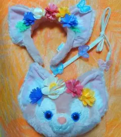 専用　ディズニー　リーナベル　カチューシャ 花飾り付き