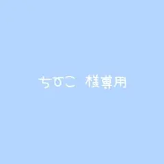 ちーこ 様 専用ページ