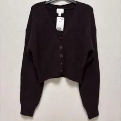 新品　H&M ハートボタンカーディガン XSサイズ