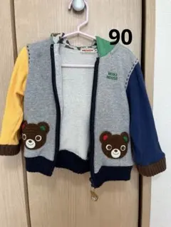 《再値下げ中》ミキハウスのパーカー