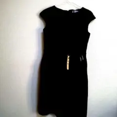 JENNIFER LOPEZ 半袖ひざ丈ワンピース 8号 ブラウン