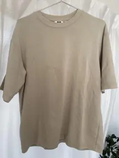 UNIQLO U ベージュ Tシャツ Mサイズ