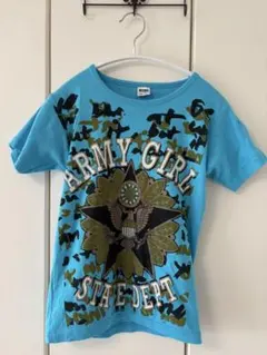 ARMY GIRL Tシャツ ターコイズブルー