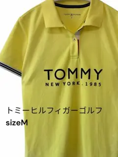 トミーヒルフィガーゴルフ 半袖ポロシャツ イエロー レディース Mのサムネイル