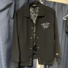 Champion スタジャン ブラック X-LARGE