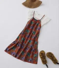 CIAOPANIC TYPY 花柄ノースリーブワンピース XL