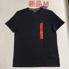 【新品】TOMMY HILFIGER ブラック 半袖Tシャツ Mサイズ
